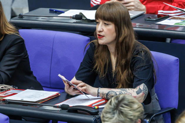 Bundestag Heidi Reichinnek (Die Linke) im Deutschen Bundestag am 22.05.26 in Berlin. Berlin Berlin Deutschland Bundestag