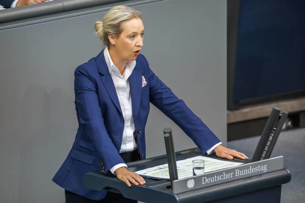 Bundestag Alice Weidel (AfD) im Deutschen Bundestag am 11.06.26 in Berlin. Berlin Berlin Deutschland Bundestag