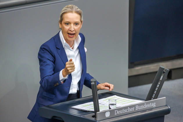 Bundestag Alice Weidel (AfD) im Deutschen Bundestag am 11.06.26 in Berlin. Berlin Berlin Deutschland Bundestag