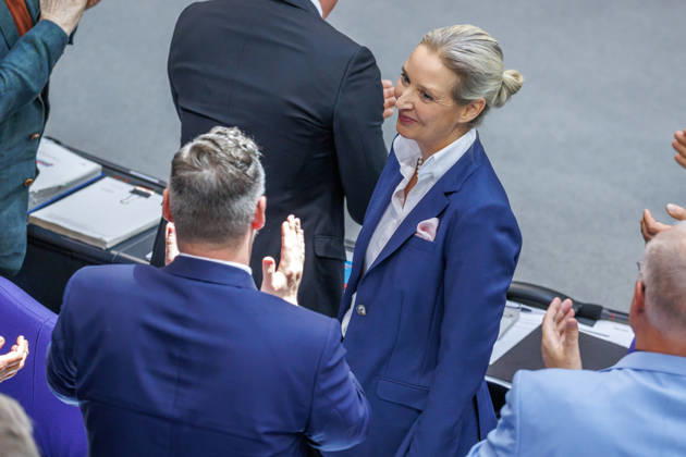 Bundestag Alice Weidel (AfD) im Deutschen Bundestag am 11.06.26 in Berlin. Berlin Berlin Deutschland Bundestag