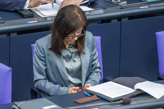 Bundestag Katherina Reiche (CDU), Bundesministerin fuer Wirtschaft und Energie, im Deutschen Bundestag am 11.06.26 in Berlin. Berlin Berlin Deutschland Bundestag