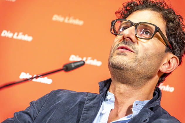 Luigi Pantisano EUR, Deutschland, Berlin, 06.07.2026: Pressekonferenz von Luigi Pantisano Vorsitzender der Partei Die Linke im Karl-Liebknecht-Haus zu aktuellen Themen.