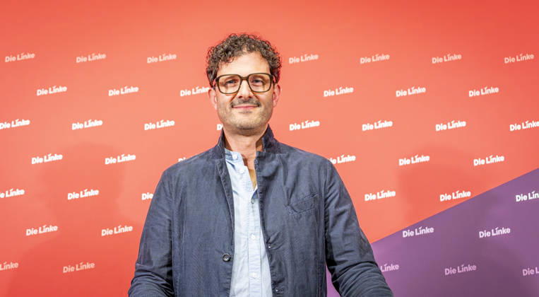 Luigi Pantisano EUR, Deutschland, Berlin, 06.07.2026: Pressekonferenz von Luigi Pantisano Vorsitzender der Partei Die Linke im Karl-Liebknecht-Haus zu aktuellen Themen.