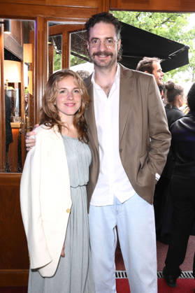 Paula Kalenberg und Fridolin Sandmeyer beim Fest der Produktionsallianz 2026 im Tipi am Kanzleramt. Berlin, 07.07.2026