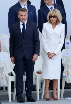 President Emmanuel Macron and Brigitte Macron at the July 14 military ceremony in Paris Jacovides Liewig Bestimage Bastille Day military parade on July 14, 2026, Paris, France Copyright: xJacovidesx xLiewigx xBestimagexJacovidesx xLiewigx xBestimagex