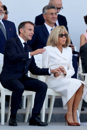 President Emmanuel Macron and Brigitte Macron at the July 14 military ceremony in Paris Jacovides Liewig Bestimage Bastille Day military parade on July 14, 2026, Paris, France Copyright: xJacovidesx xLiewigx xBestimagexJacovidesx xLiewigx xBestimagex