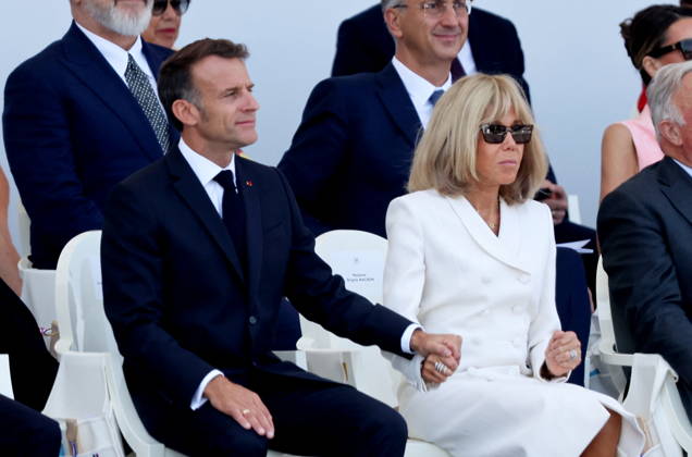 President Emmanuel Macron and Brigitte Macron at the July 14 military ceremony in Paris Jacovides Liewig Bestimage Bastille Day military parade on July 14, 2026, Paris, France Copyright: xJacovidesx xLiewigx xBestimagexJacovidesx xLiewigx xBestimagex
