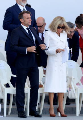 President Emmanuel Macron and Brigitte Macron at the July 14 military ceremony in Paris Jacovides Liewig Bestimage Bastille Day military parade on July 14, 2026, Paris, France Copyright: xJacovidesx xLiewigx xBestimagexJacovidesx xLiewigx xBestimagex