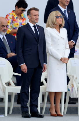 President Emmanuel Macron and Brigitte Macron at the July 14 military ceremony in Paris Jacovides Liewig Bestimage Bastille Day military parade on July 14, 2026, Paris, France Copyright: xJacovidesx xLiewigx xBestimagexJacovidesx xLiewigx xBestimagex