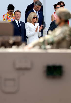 President Emmanuel Macron and Brigitte Macron at the July 14 military ceremony in Paris Jacovides Liewig Bestimage Bastille Day military parade on July 14, 2026, Paris, France Copyright: xJacovidesx xLiewigx xBestimagexJacovidesx xLiewigx xBestimagex