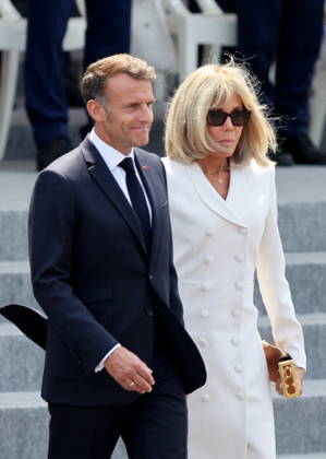 President Emmanuel Macron and Brigitte Macron at the July 14 military ceremony in Paris Jacovides Liewig Bestimage Bastille Day military parade on July 14, 2026, Paris, France Copyright: xJacovidesx xLiewigx xBestimagexJacovidesx xLiewigx xBestimagex