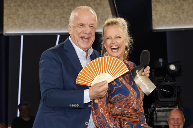 Hubertus Meyer Burckhardt und Barbara Schöneberger bei der Aufzeichnung der NDR Talk Show im NDR Fernsehstudio Lokstedt. Hamburg, 26.06.2026