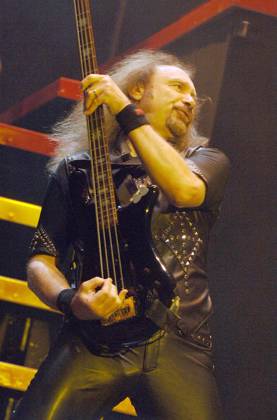 Judas Priest - Metal Masters Tour August 18, 2008 - Burgettstown, PA, U.S. - 16 August 2008 - Burgettstown, Pennsylvania - Ian Hill of Judas Priest . Judas Priest performs during the Metal Masters Tour at Post-Gazette Pavilion. Photo Credit: Jason L. Nelson AdMedia Copyright: xJasonxL.xNelsonx