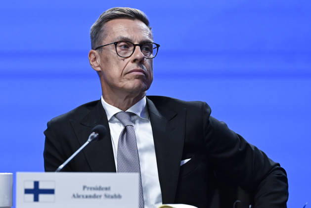LKS 20260824 Finland s President Alexander Stubb during the joint press conference of the Coalition of the Willing Meeting in Kyiv, Ukraine on Ukraine’s 35th Independence Day, August 24, 2026. - ANTTI AIMO-KOIVISTO Kiova Ukraine  Copyright: xAnttixAimo-Koivistox iOU8wkbCyVY
