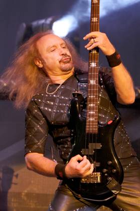 Judas Priest - British Steel Tour August 20, 2009 - Alpharetta, GA, U.S. - August 20, 2009 - Alpharetta, GA - Ian Hill. Classic rockers Judas Priest made a stop at the Verizon Encore Amphitheater during their North American British Steel tour. Photo Credit: Dan Harr AdMedia Copyright: xDanxHarrx