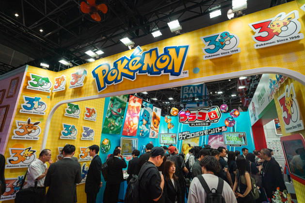 Pokemon booth, August 27, 2026 - Business visitors and media explore the latest toys and products during TOKYO TOY SHOW 2026 at Tokyo Big Sight in Tokyo, Japan. The four-day exhibition showcases new products and emerging trends from toy manufacturers in Japan and around the world.  aflo_343307944