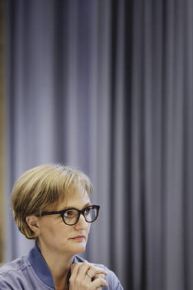 Franziska Brantner, Co-Vorsitzende von Buendnis 90 Die Gruenen, aufgenommen im Rahmen der Klausur des Bundesvorstandes von Buendnis 90 Die Gruenen in Berlin, 28.08.2026. Berlin Deutschland Copyright: xFlorianxGaertnerx