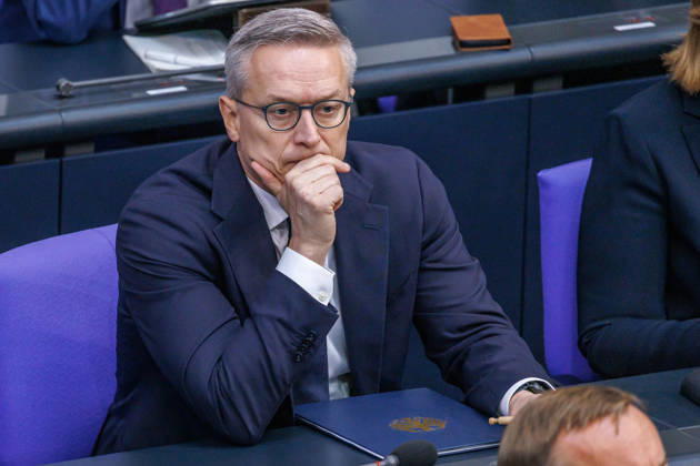 Bundestag Karsten Wildberger (CDU), Bundesminister fuer Digitales und Staatsmodernisierung, im Deutschen Bundestag am 08.09.26 in Berlin. Berlin Berlin Deutschland Bundestag