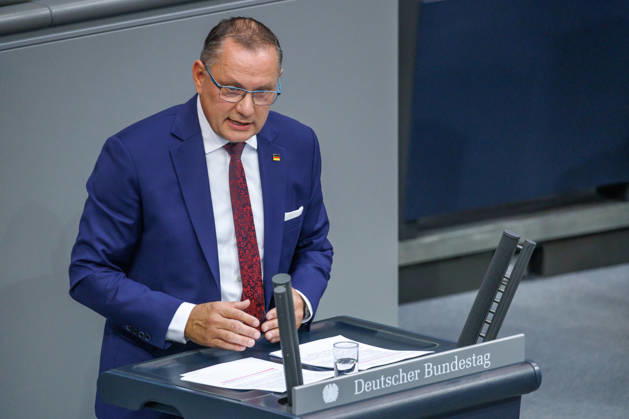 Bundestag Tino Chrupalla (AfD) im Deutschen Bundestag am 09.09.26 in Berlin. Berlin Berlin Deutschland Bundestag
