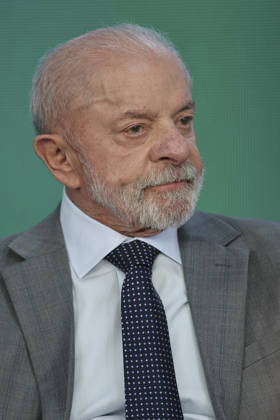 Brazilian President Lula da Silva attends a ceremony at the Planalto Palace in Brasilia BRASILIA, BRAZIL - SEPTEMBER 14: Brazil s President Luiz Inacio Lula da Silva attends a ceremony at the Planalto Palace in Brasilia, Brazil, September 14, 2026. Mateus Bonomi Anadolu Brasilia Brazil. Editorial use only. Please get in touch for any other usage. Copyright: x2026xAnadoluxMateusxBonomix