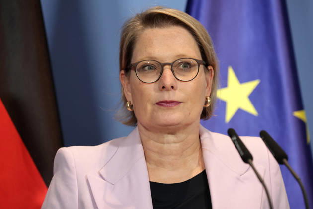 Stefanie Hubig, Bundesministerin für Justiz, SPD, PK zu - 10 Punkte Plan zu einem besseren Schutz vor islamistischem Terrorismus, Berlin, 16.09.2026