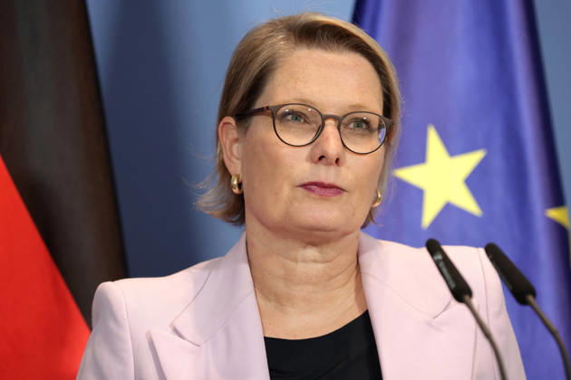 Stefanie Hubig, Bundesministerin für Justiz, SPD, PK zu - 10 Punkte Plan zu einem besseren Schutz vor islamistischem Terrorismus, Berlin, 16.09.2026