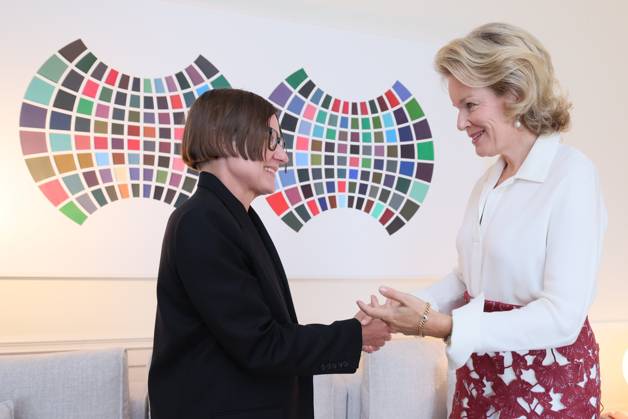 Queen Mathilde of Belgium pictured at a bilateral with International Committee of the Red Cross (ICRC) President Mirjana Spoljaric Egger during a travel to the 81st session of the United Nations General Assembly (UNGA81), in New York City, United States of America, Sunday 20 September 2026. BENOITxDOPPAGNE 187204566