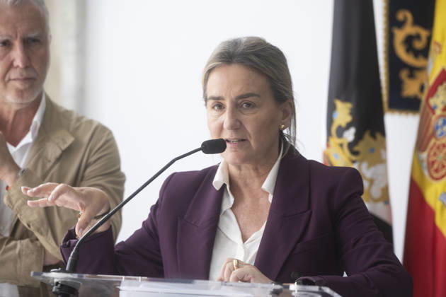 Ángel Víctor Torres chairs a meeting of the Situation Committee for the autonomous city of Ceuta. The Minister of Education, Vocational Training, and Sports, Milagros Tolón, during the meeting of the Situation Committee for the autonomous city, held at the Government Delegation on September 30, 2026, in Ceuta, Spain. Torres announced that the government will allocate 40.3 million to security and sanitation in Ceuta and that the area next to the prison will be designated as a new shelter facility. SEPTEMBER 30, 2026 Ceuta, Spain  Copyright: xMarcosxMorenox 7811070