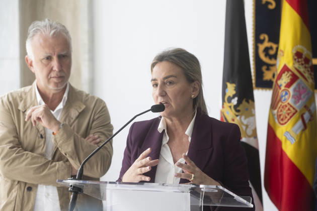 Ángel Víctor Torres chairs a meeting of the Situation Committee for the autonomous city of Ceuta. The Minister of Education, Vocational Training, and Sports, Milagros Tolón, and the Minister of Territorial Policy and Democratic Memory, Ángel Víctor Torres, during the meeting of the Situation Committee for the autonomous city, held at the Government Delegation on September 30, 2026, in Ceuta, Spain. Torres announced that the government will allocate 40.3 million to security and sanitation in Ceuta and that the space next to the prison will be designated as a new shelter facility. SEPTEMBER 30, 2026 Ceuta, Spain  Copyright: xMarcosxMorenox 7811072