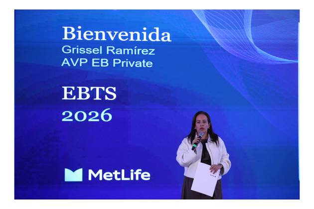 October 1, 2026: TO-45303 & x2013; Mexico City, October 1, 2026: Grissel R& xe1;mirez, AVP of EB Private at MetLife Mexico, delivers the welcome address at the MetLife forum "Mental Health in the Age of Artificial Intelligence" in Mexico City. Photo: Ian Robles .com.mx - ZUMAcs4_ 20261001_faa_cs4_093 Copyright: xClasosx