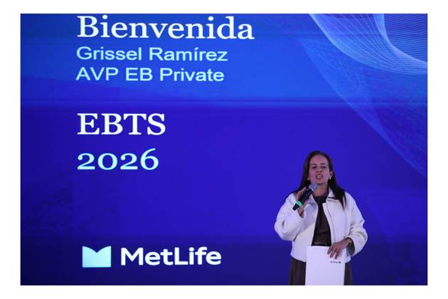 October 1, 2026: TO-45303 & x2013; Mexico City, October 1, 2026: Grissel R& xe1;mirez, AVP of EB Private at MetLife Mexico, delivers the welcome address at the MetLife forum "Mental Health in the Age of Artificial Intelligence" in Mexico City. Photo: Ian Robles .com.mx - ZUMAcs4_ 20261001_faa_cs4_106 Copyright: xClasosx