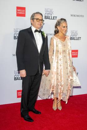 October 1, 2026, New York, New York, United States: (L-R) Matthew Broderick and Sarah Jessica Parker attend.The New York City Ballet 2026 Fall Gala at David H. Koch Theater, Lincoln Center on October 01, 2026 in New York City. New York United States - ZUMAs197 20261001_aaa_s197_900 Copyright: xRonxAdarx