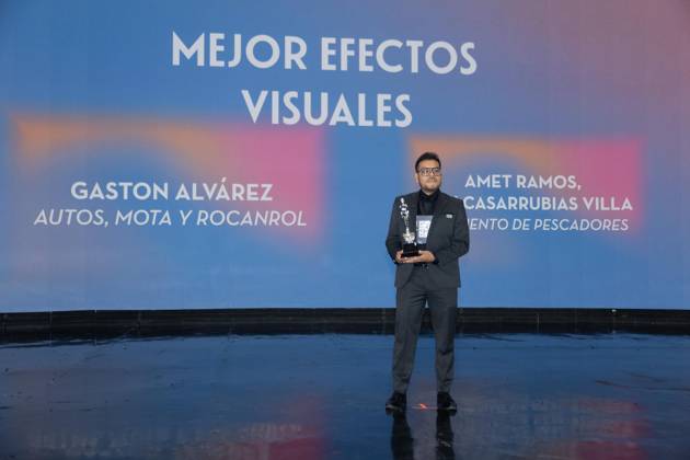October 4, 2026: TO-45341 & x2013; Mexico City. October 3, 2026. Gaston Alvarez wins an Ariel Award at the 68th Ariel Awards ceremony presented by the Mexican Academy of Cinematographic Arts and Sciences (AMACC), held at Churubusco Studios in Mexico City. Clasos.com.mx - ZUMAcs4_ 20261004_faa_cs4_010 Copyright: xMikaxRoblesx