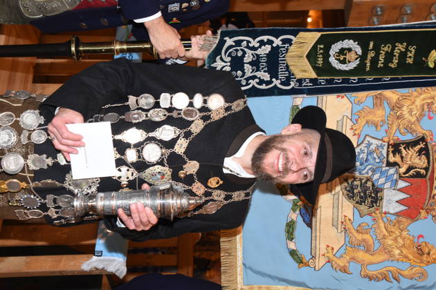 Andreas Dumberger Landesschützenkönig Luftgewehr 2026 München 04.10.2026 Theresienwiesn Oktoberfest- Schützen Festzelt Landesschießens Siegerehrung des diesjährigen Schützenkönige Foto München
