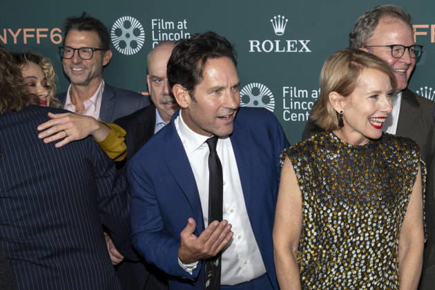 October 3, 2026, New York, Ny, United States: Tatiana Maslany, Paul Rudd and Amy Ryan attend the 64th New York Film Festival Tom McCarthyâ€⠢s A Statement World Premiere. Held at Alice Tully Hall at Lincoln Center in New York. Zuma Press. October 3, 2026. New York United States - ZUMAp281 20261003_zea_p281_084 Copyright: xPhotoxImagexPressx