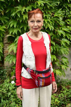 Sibylle Kuhne bei der Gesprächsrunde rüber kommen - Ost-West-Kunstgespräche im Salon-Format - eine Hommage an Ida Dehmel im Literaturhaus Alte Synagoge. Görlitz, 04.10.2026