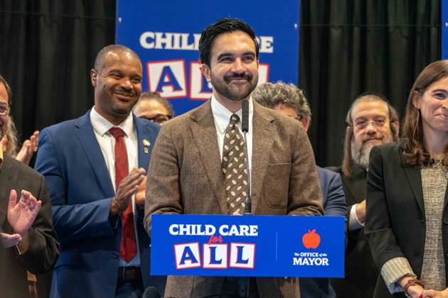 New York, NY- October 5: Mayor Zohran Kwame Mamdani makes an announcement to deliver Free Child Care to more Than 10,000 Low-Income Children October 5, 2026. Copyright: xCamaraxPorter AdMedia MediaPunchx