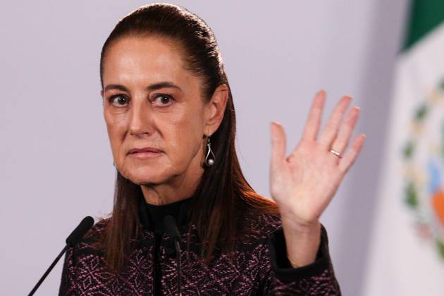 October 5, 2026: TO-45353- Ciudad de M& xe9;xico. 2026-10 -05. Claudia Sheinbaum Pardo, President of Mexico, during the daily morning press conference in the Treasury Room of the National Palace in Mexico City. Alejandro God& xcd;nez Clasos.com.mx - ZUMAcs4_ 20261005_faa_cs4_030 Copyright: xAlejandroxGod& Xed;Nezx