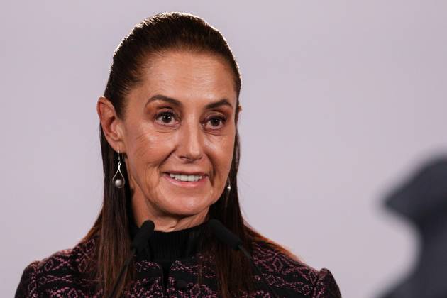 October 5, 2026: TO-45353- Ciudad de M& xe9;xico. 2026-10 -05. Claudia Sheinbaum Pardo, President of Mexico, during the daily morning press conference in the Treasury Room of the National Palace in Mexico City. Alejandro God& xcd;nez Clasos.com.mx - ZUMAcs4_ 20261005_faa_cs4_042 Copyright: xAlejandroxGod& Xed;Nezx