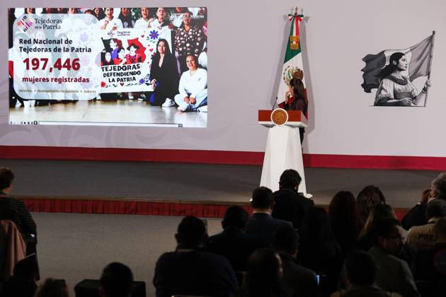 October 5, 2026: TO-45353- Ciudad de M& xe9;xico. 2026-10 -05. Claudia Sheinbaum Pardo, President of Mexico, during the daily morning press conference in the Treasury Room of the National Palace in Mexico City. Alejandro God& xcd;nez Clasos.com.mx - ZUMAcs4_ 20261005_faa_cs4_045 Copyright: xAlejandroxGod& Xed;Nezx