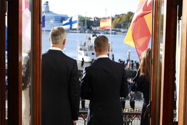 06-10-2026 Finland King Felipe with President Alexander Stubb during the official welcoming ceremony marking the start of the statevisit to Finland. Â Copyright: xPPEx
