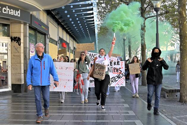 Student protest in Liege on 06 10 2026 LIEGE, BELGIUM - OCTOBER 06 : Students protest against the ministerial reform on September on October 6, 2026 in Liege, Belgium, 06 10 2026 ( Liege Belgium Copyright: xSesx