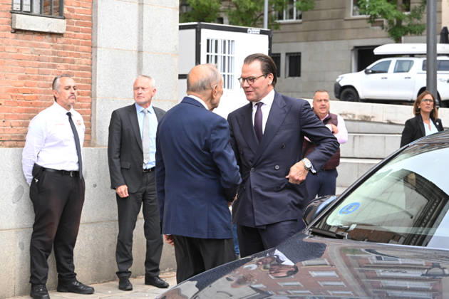 The Prado Museum Reopens the Queen Christina Sculpture Gallery with a Visit from Prince Daniel of Sweden The president of the Royal Board of Trustees of the Prado Museum, Javier Solana, welcomes Prince Daniel of Sweden for the reopening of the Queen Christina Sculpture Gallery on October 6, 2026, in Madrid, Spain. CELEBRITIES PRADO MUSEUM ROYALTY PRINCE José Madrid Madrid Spain  Copyright: xJosÃ xOlivax 7824165
