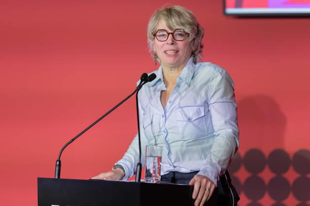 Buchmesse Frankfurt 2026 Jill Lepore, US-amerikanische Historikerin und Autorin. Eröffnungspressekonferenz der Buchmesse Frankfurt 2026., Frankfurt am Main Hessen Deutschland Messegelände