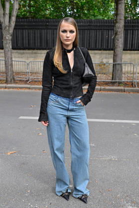 PFW Christopher Esber Outside Arrivals Camille Razat arriving at Christopher Esber show during Paris Fashion Week, in Paris, France on 6 October 2026. Photo by Julien Reynaud APS-Medias ABACAPRESS.COM Paris France Copyright: xReynaudxJulien APS-Medias ABACAx