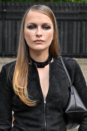 PFW Christopher Esber Outside Arrivals Camille Razat arriving at Christopher Esber show during Paris Fashion Week, in Paris, France on 6 October 2026. Photo by Julien Reynaud APS-Medias ABACAPRESS.COM Paris France Copyright: xReynaudxJulien APS-Medias ABACAx