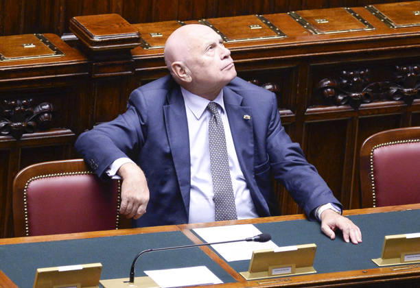 IPA89364981 - Rome, Chamber of Deputies: Electoral Law, explanations of vote, and vote of confidence on Article 1; photo by Carlo Nordio Copyright: xSTEFANOxCAROFEIx xSTEFANOxCAROFEIx xFOTOGRAMMAx IPA89364981