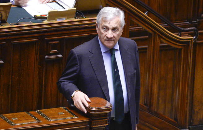 IPA89364984 - Rome, Chamber of Deputies: Electoral Law, explanations of vote, and vote of confidence on Article 1; pictured: Antonio Tajani Copyright: xSTEFANOxCAROFEIx xSTEFANOxCAROFEIx xFOTOGRAMMAx IPA89364984