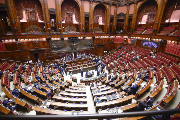 IPA89364996 - Rome, Chamber of Deputies: Electoral Law, explanations of vote, and vote of confidence on Article 1; pictured: the chamber Copyright: xSTEFANOxCAROFEIx xSTEFANOxCAROFEIx xFOTOGRAMMAx IPA89364996