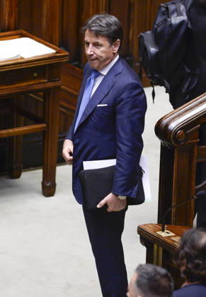 IPA89365023 - Rome, Chamber of Deputies: Electoral Law, explanations of vote, and vote of confidence on Article 1; pictured: Giuseppe Conte Copyright: xSTEFANOxCAROFEIx xSTEFANOxCAROFEIx xFOTOGRAMMAx IPA89365023